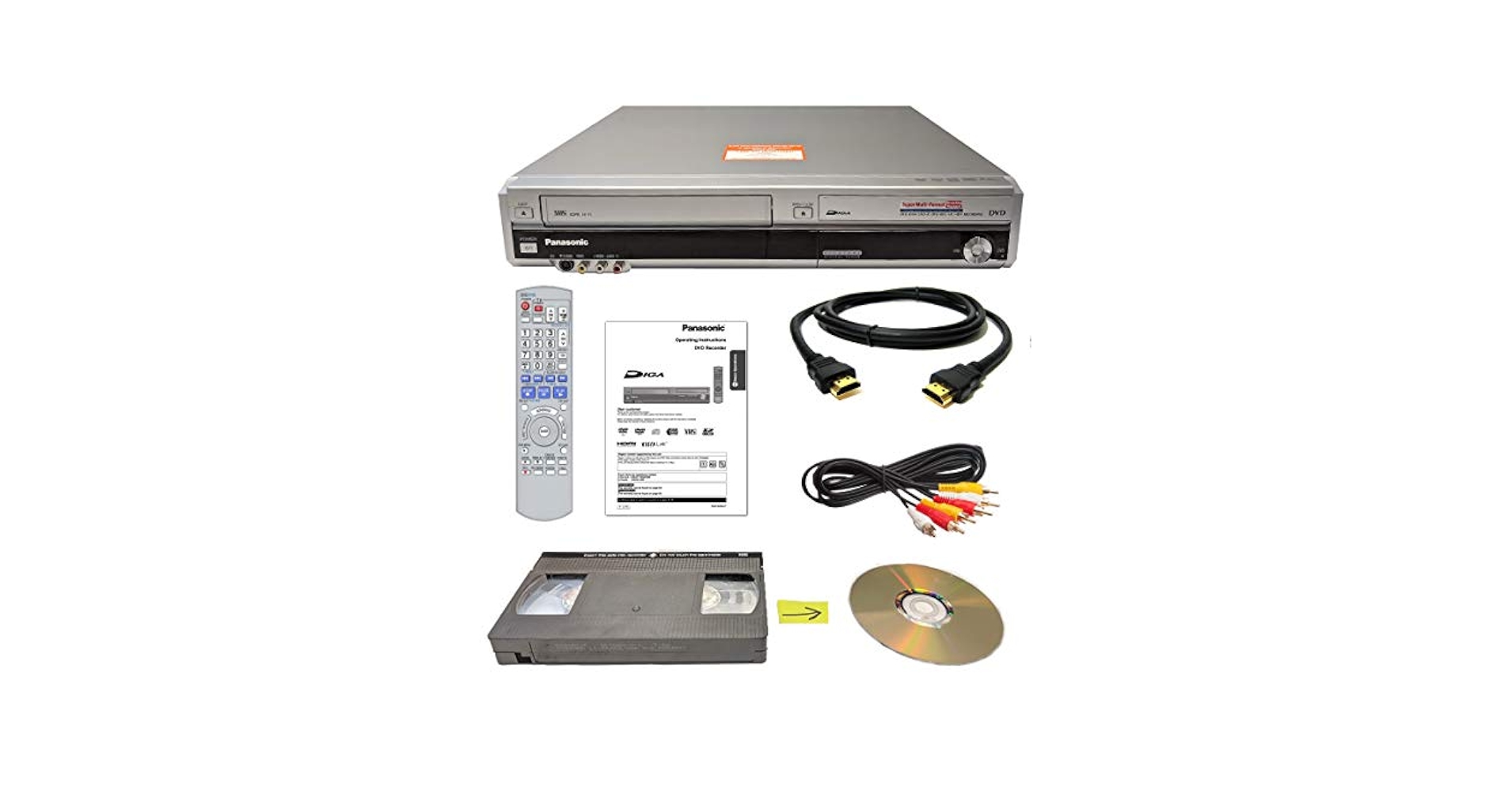 Panasonic VHSビデオ&DVDプレーヤー 概要 DVDプレーヤー一体型ビデオデッキ NV-VP51S